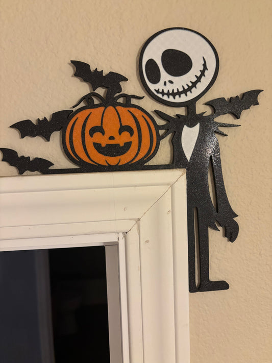 3D-Printed Halloween Door Frame Corner Decoration