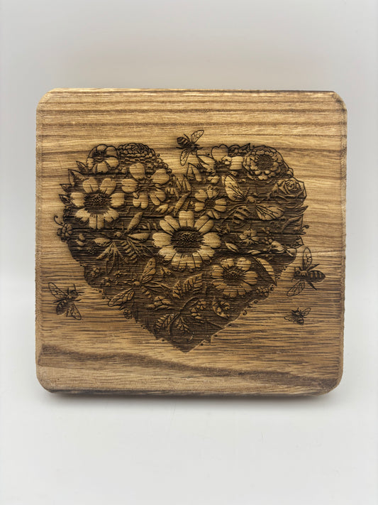 Decorative plant stand or hot plate￼