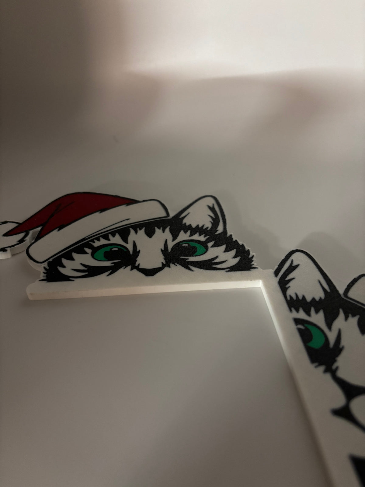 Christmas Cats in Santa Hats Door Frame Decoration