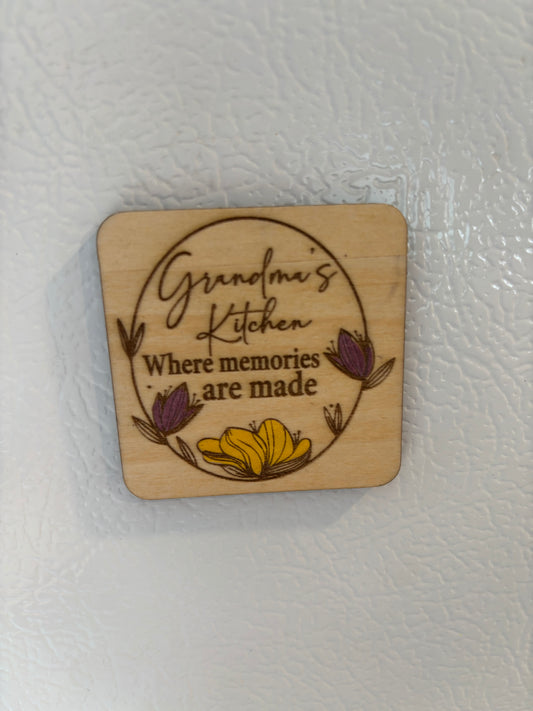 Grandma’s Kitchen refrigerator magnet