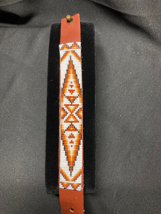 Indian inspired beaded cuff