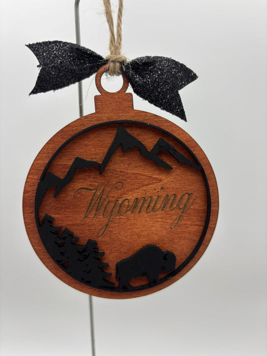 Wyoming Ornament