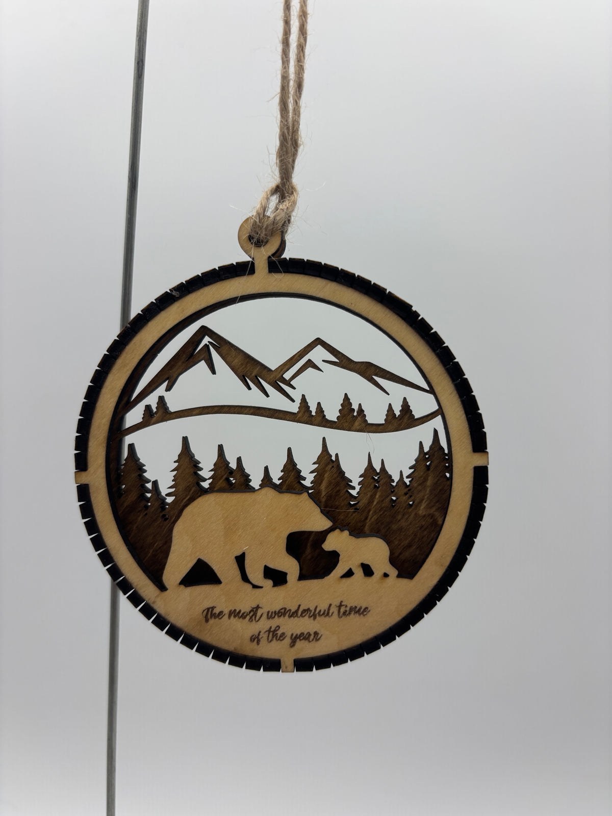 The Most Wonderful Tome Of The Year Wood Layered Ornament