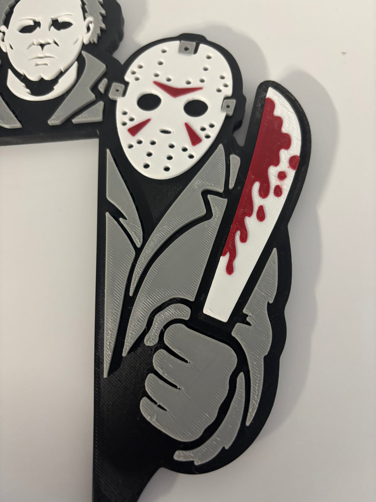 3d Printed Slasher Door Corner - Halloween Decor