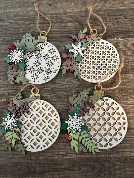 Christmas Ornaments (set of 4)