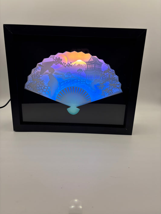Fan light box.