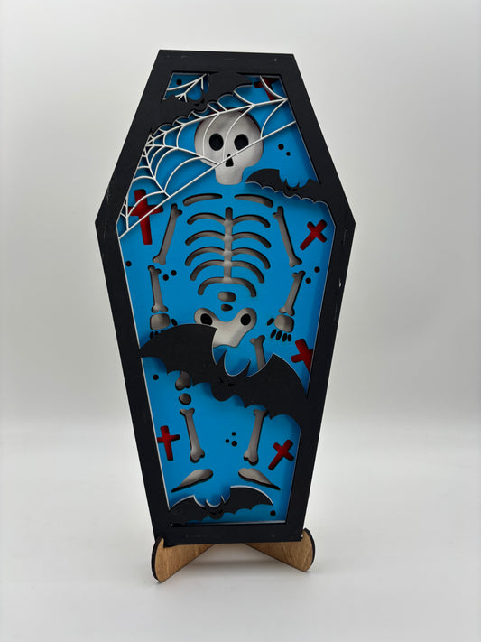 Halloween Skeleton coffin