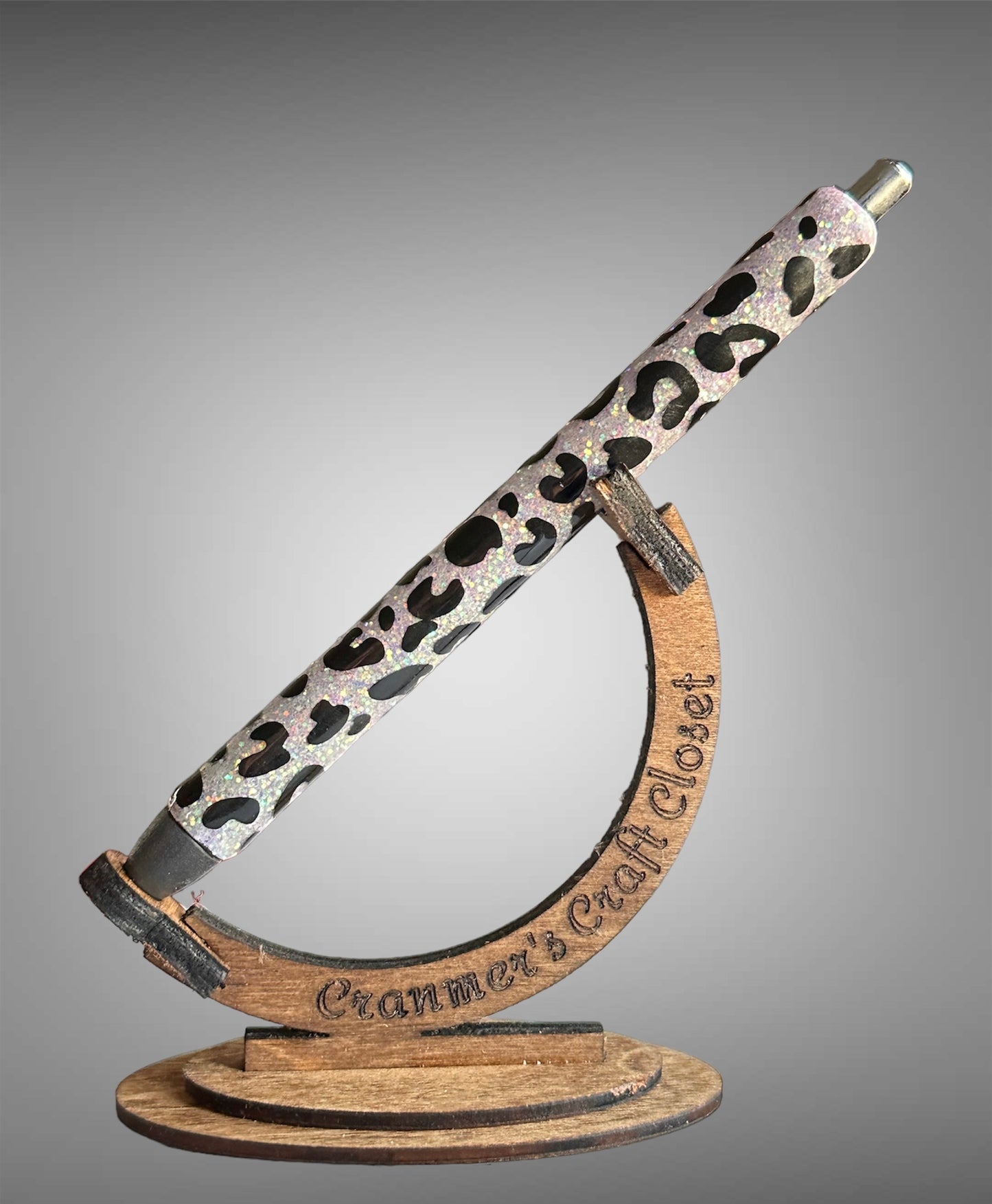 Cheetah print pen