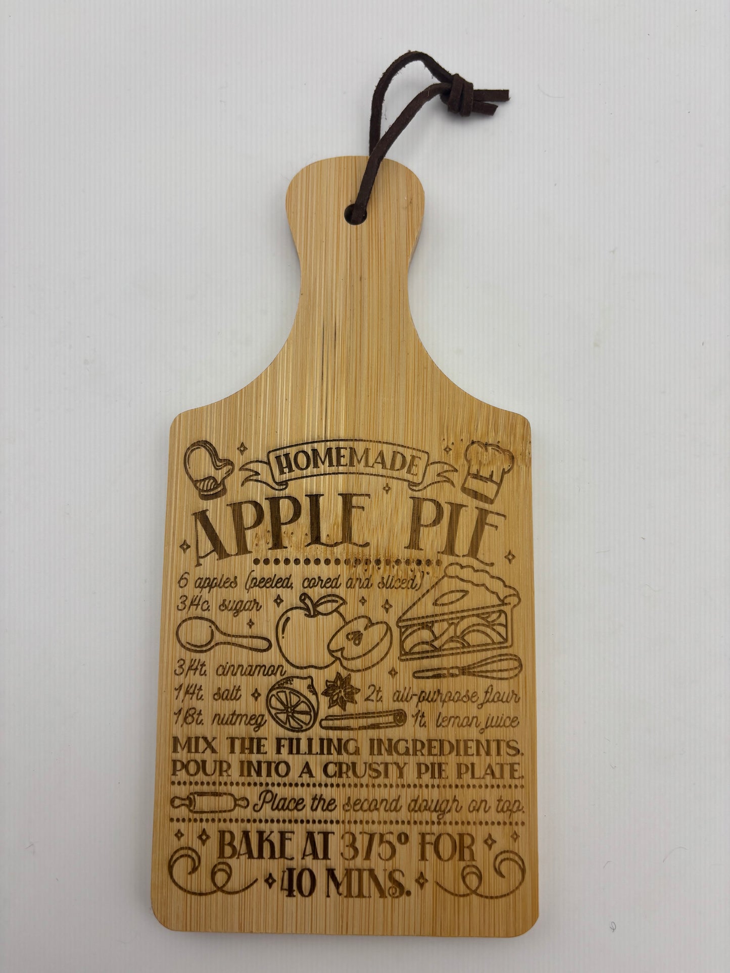 Apple Pie Cutting Board