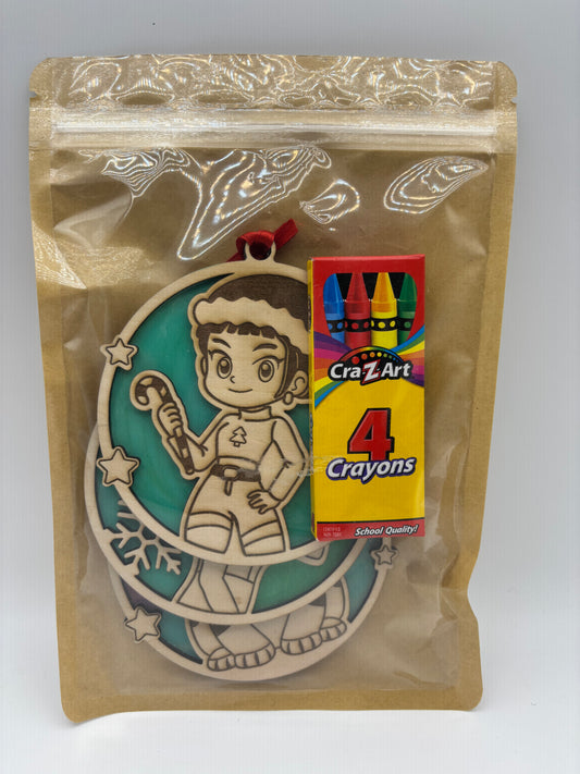 Kids Ornament coloring kits