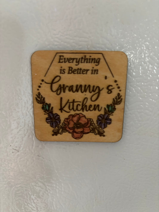 Granny's Kitchen refrigerator magnet