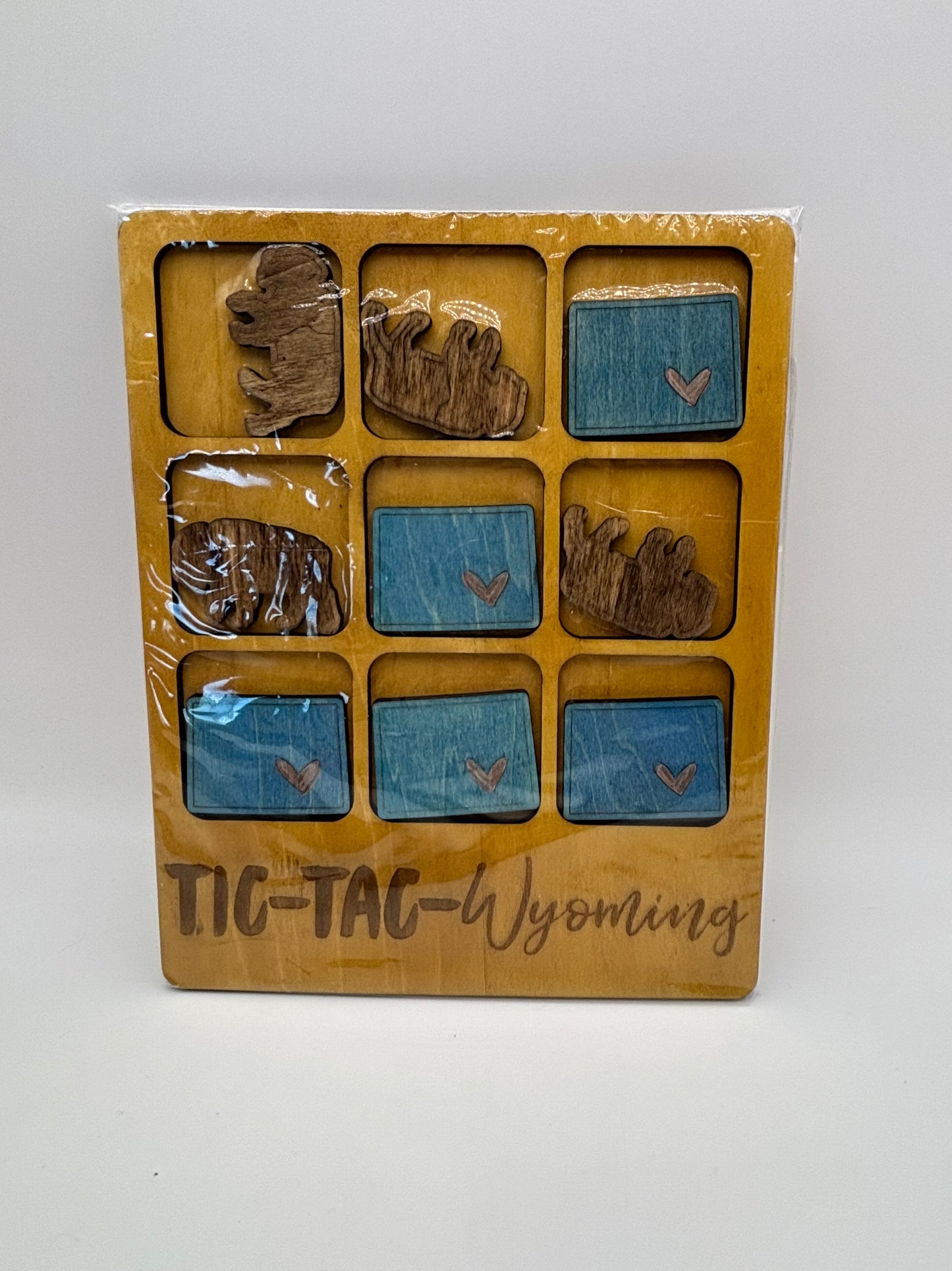 Wyoming tic tac toe board