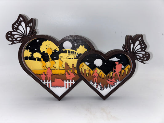 Mother’s Day Double Heart