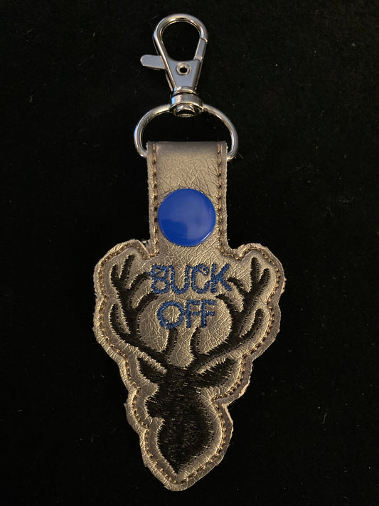 Buck off keychain