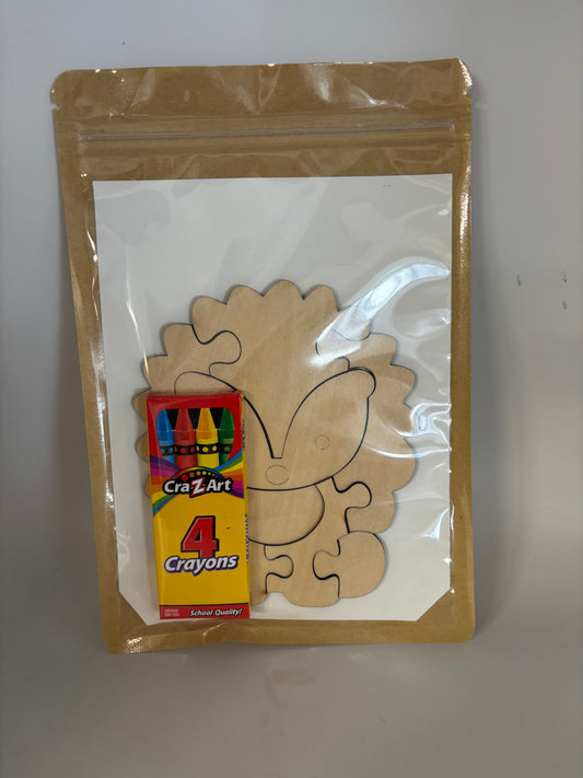 Wooden animal puzzle