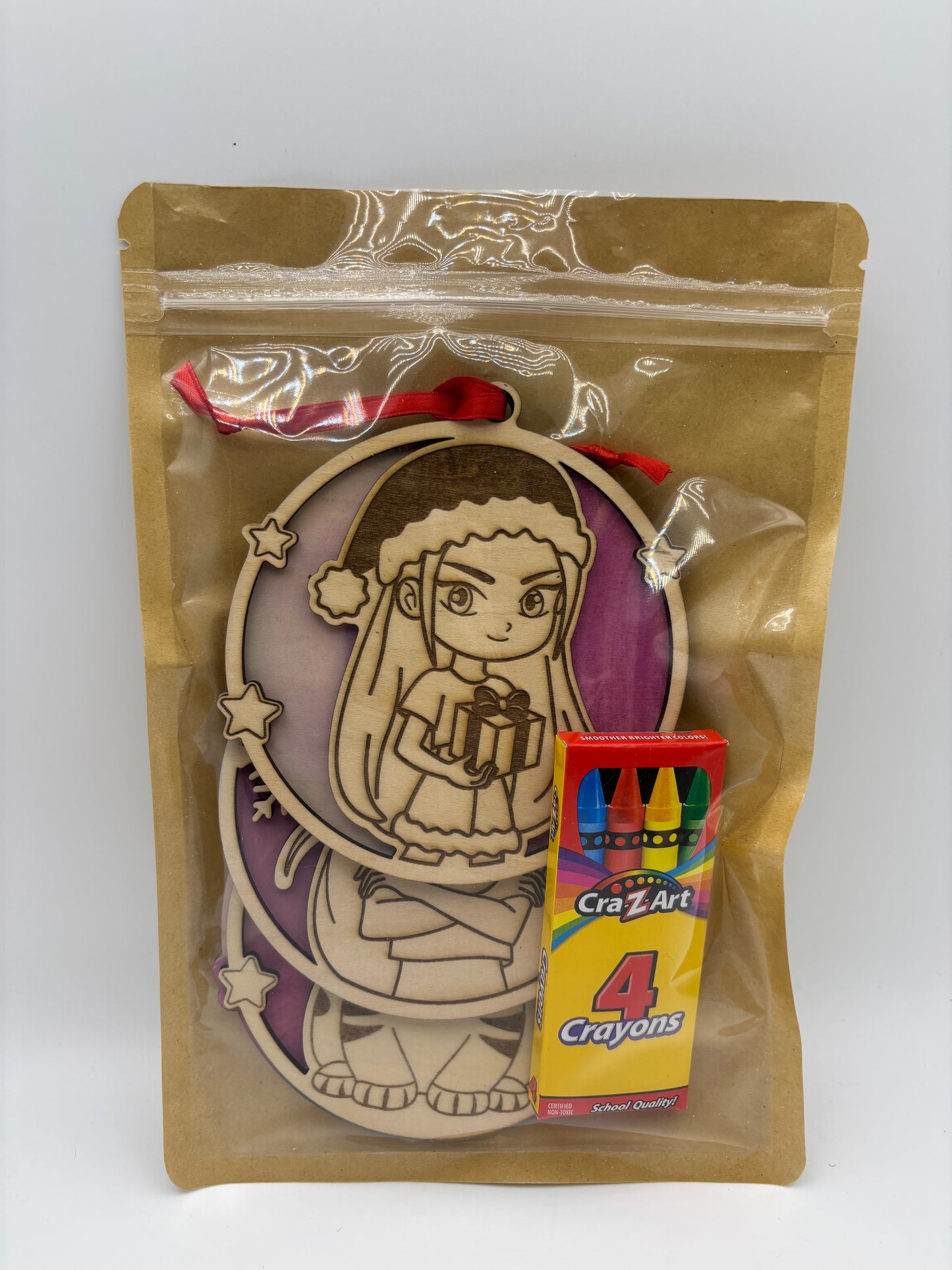 Kids Ornament coloring kit