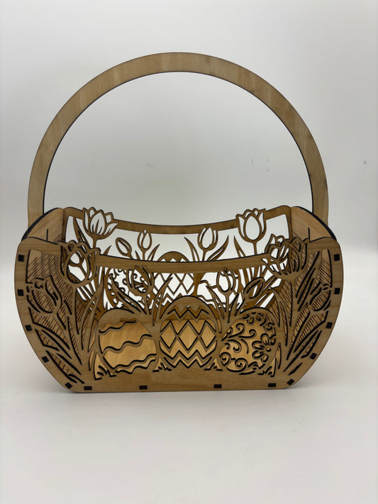 Wood Easter Basket