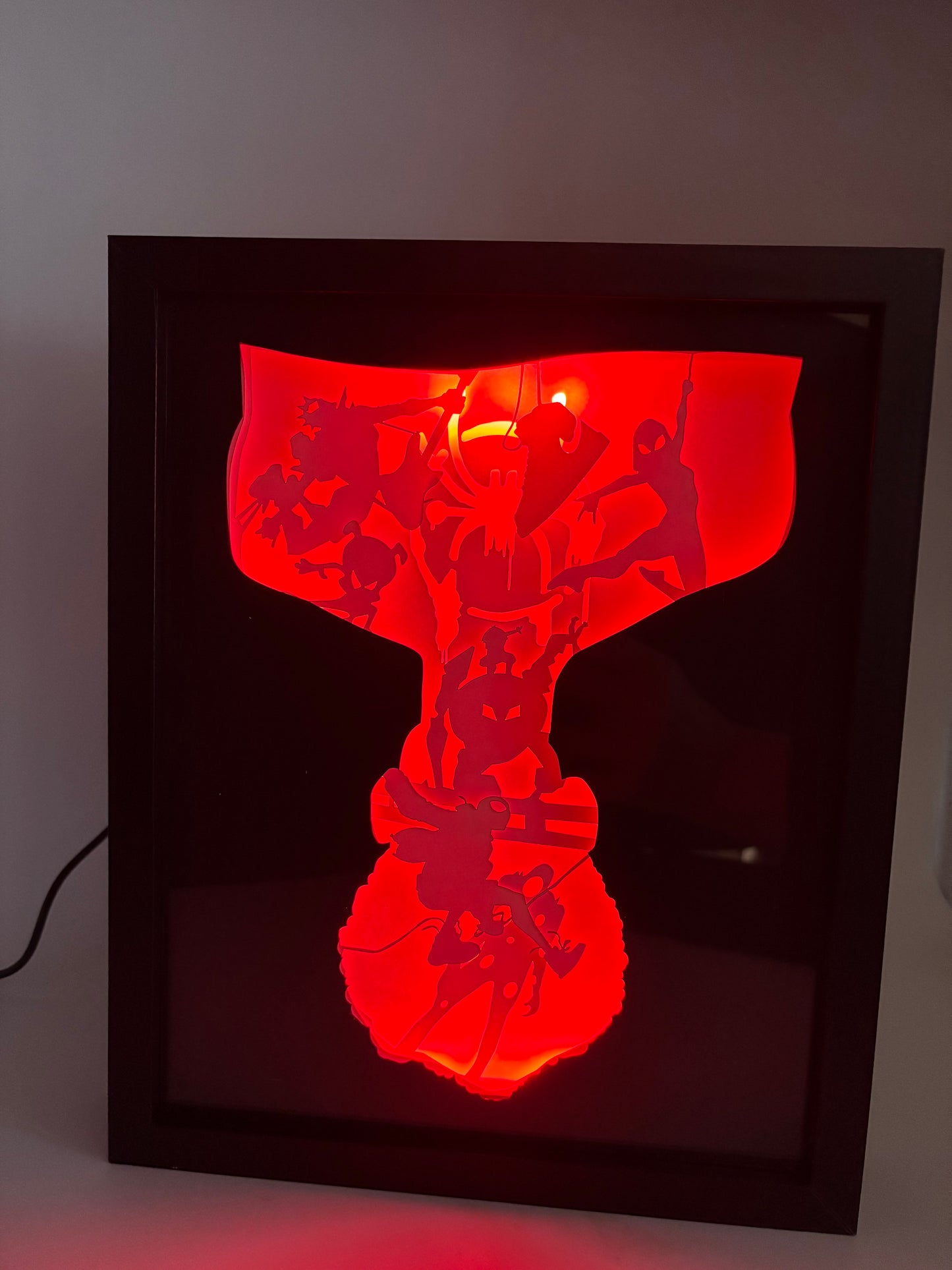 Spider verse light box