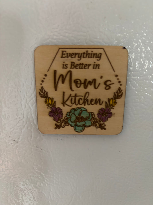 Mom's Kitchen refrigerator magnet