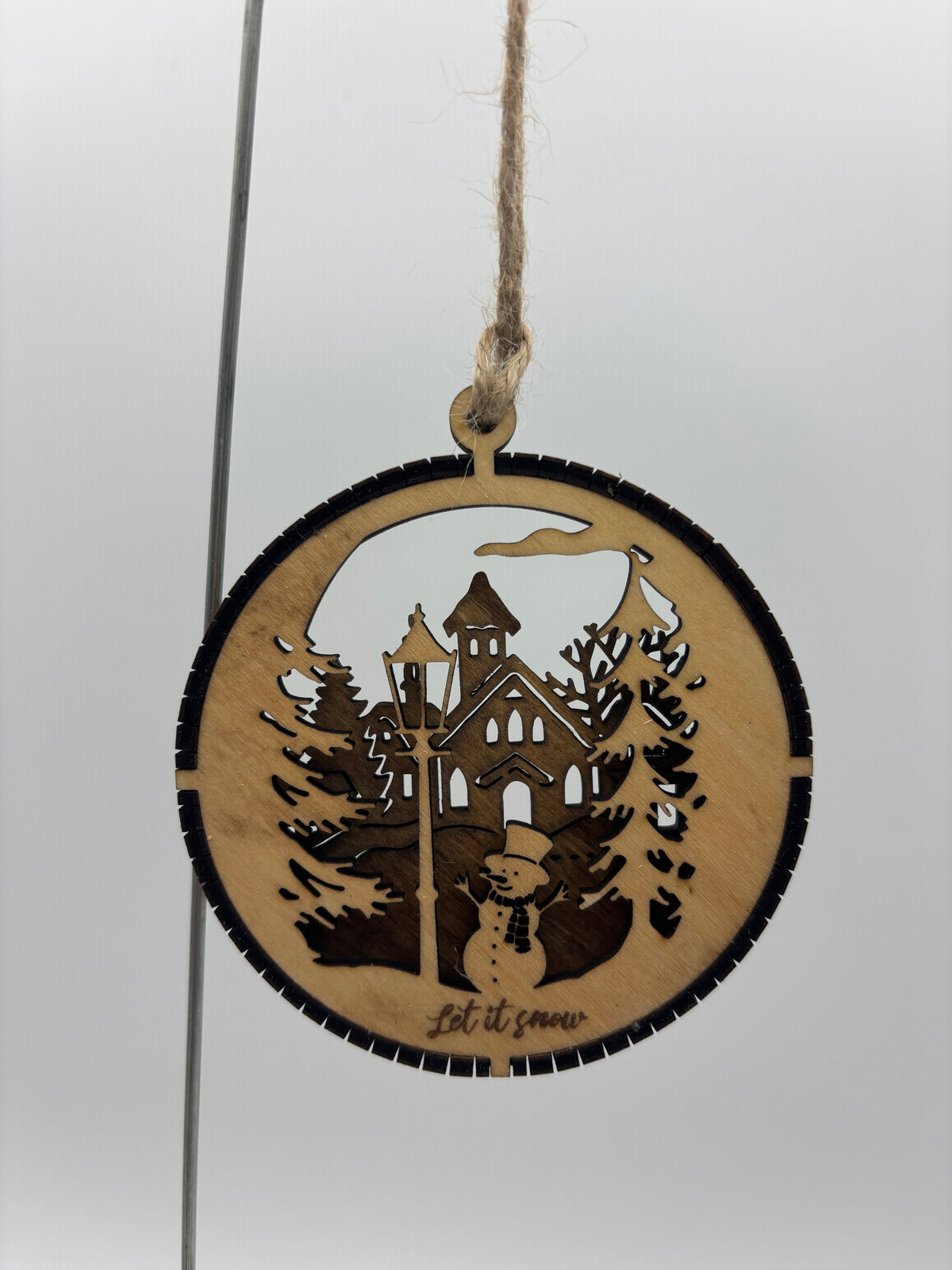 Let it Snow Layered Ornament