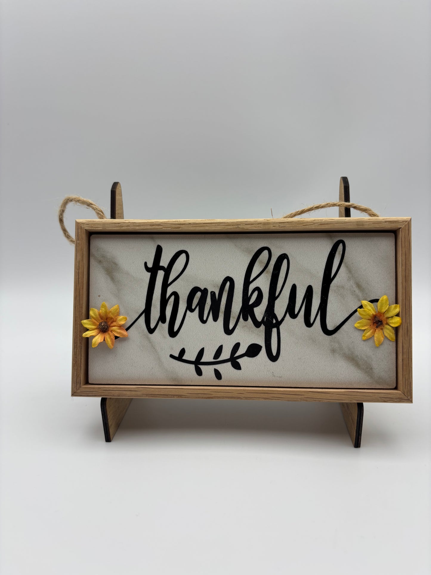 Thankful ceramic picture.