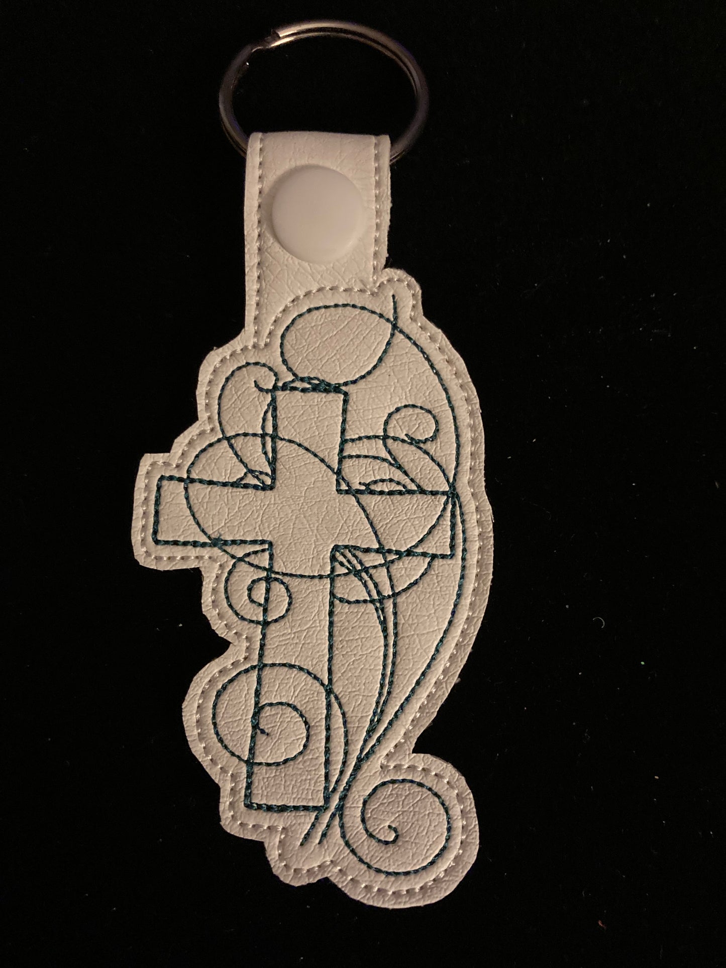 Cross keychain