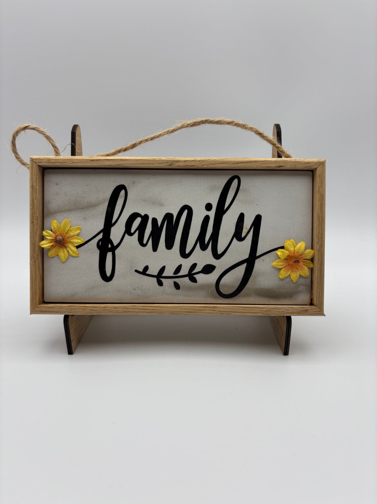 Family ceramic sign.
