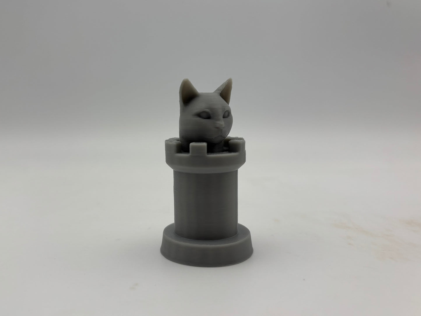 3D printed dogs verses cats chess set