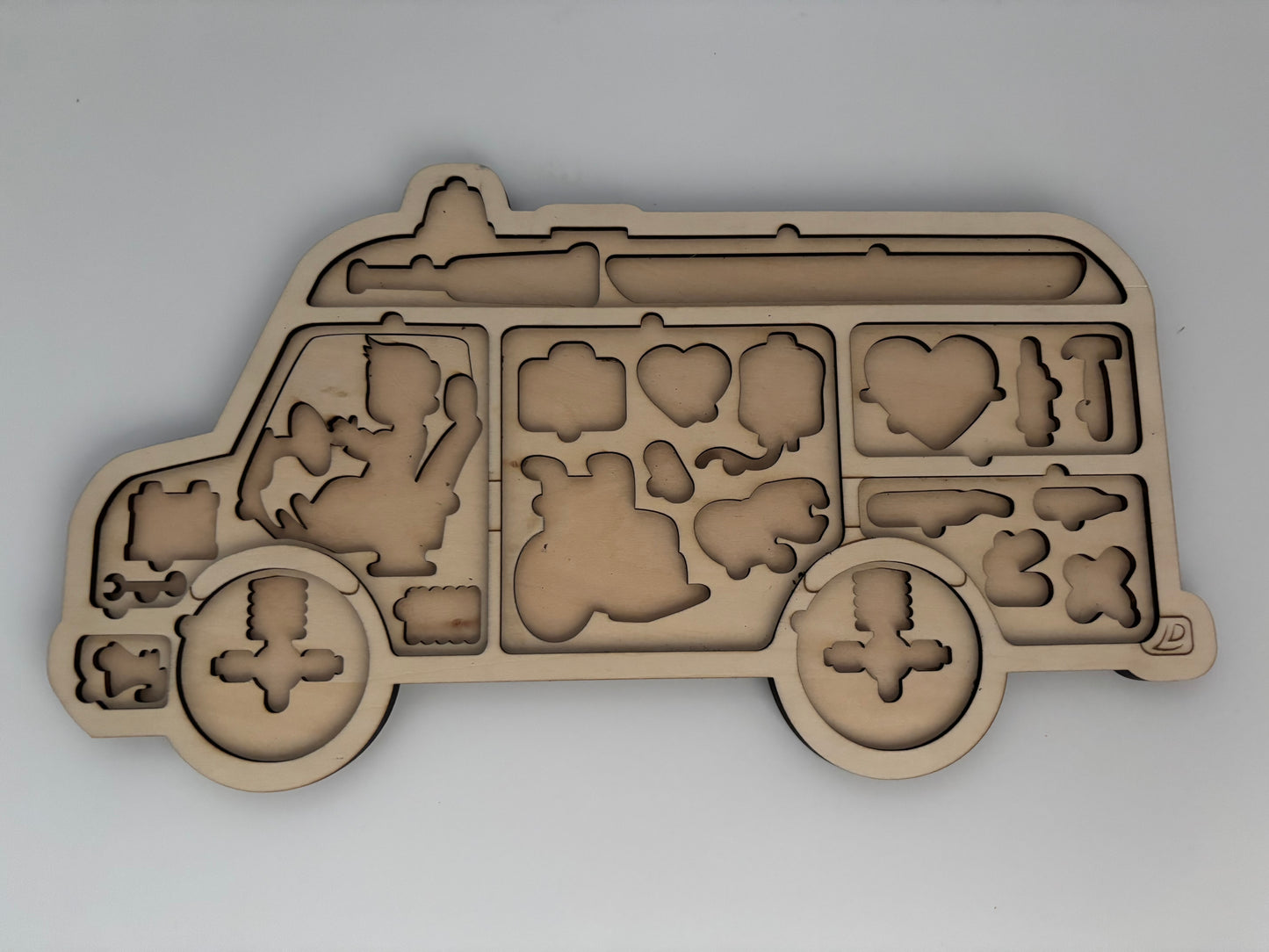 Three layered puzzle Ambulance
