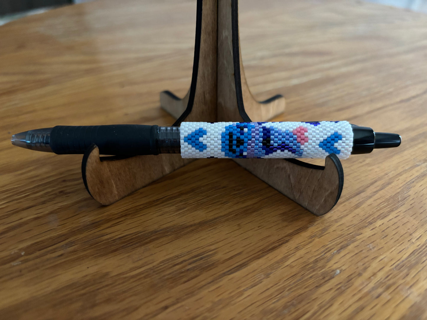 Halloween Stitch beaded pen cover