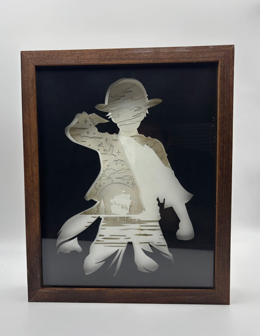 Luffy One Piece light box
