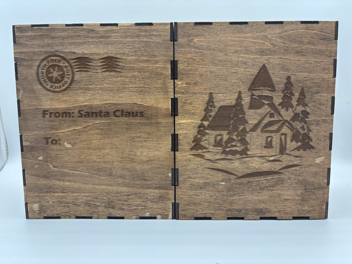 Wooden Christmas Advent Calendar with 24 Drawers